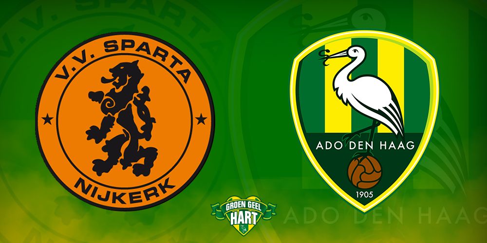 ADO bekert door na moeizame zege tegen Sparta Nijkerk