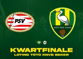 ADO speelt uitwedstrijd tegen PSV in kwartfinale KNVB-beker