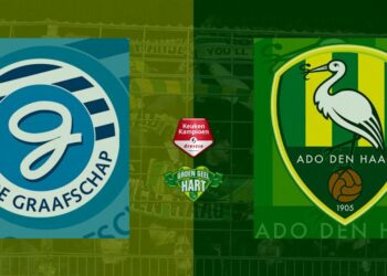 ADO door doelpunt Verheydt nog in de race voor play-offticket