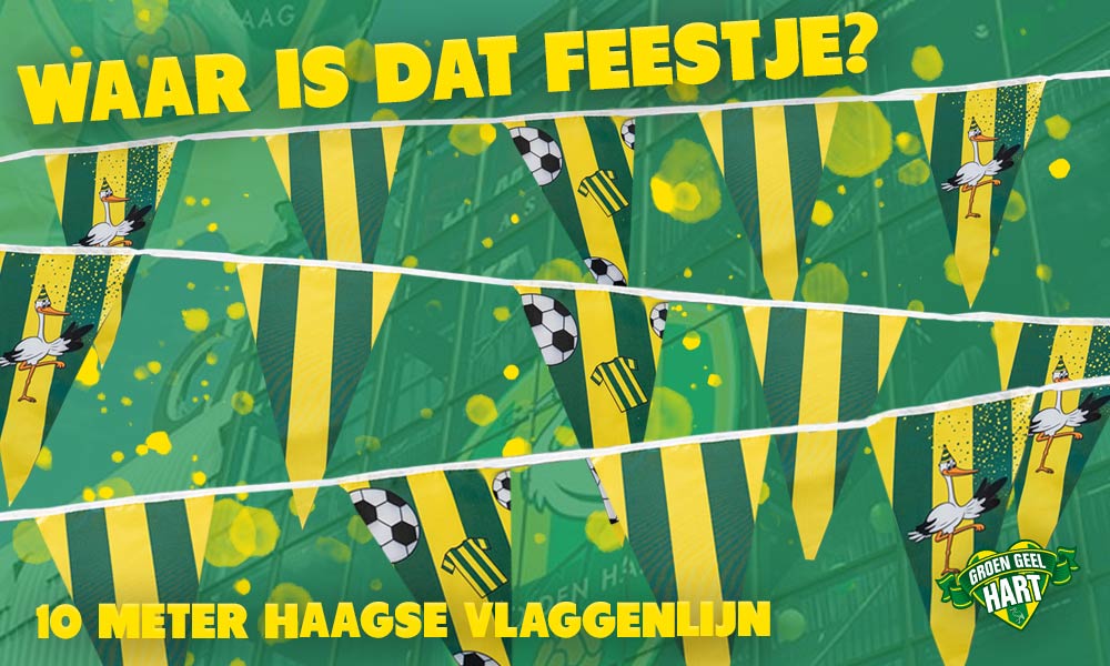 Vanaf nu verkrijgbaar: De Haagse vlaggenlijn!
