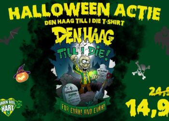 Halloween actie: Den Haag till i die t-shirt!