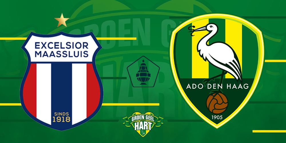 ADO komt goed weg tegen Excelsior Maassluis en gaat naar kwartfinale KNVB-beker