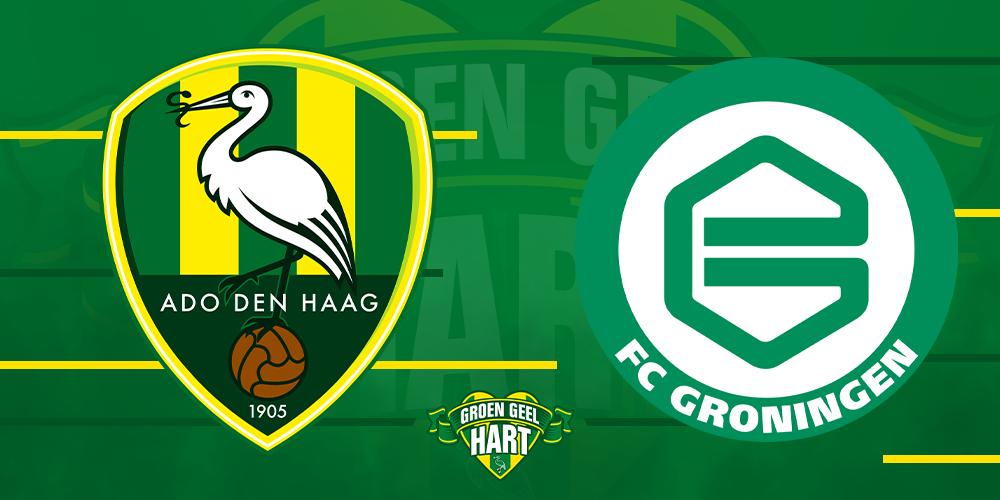 ADO geeft het helemaal weg tegen FC Groningen