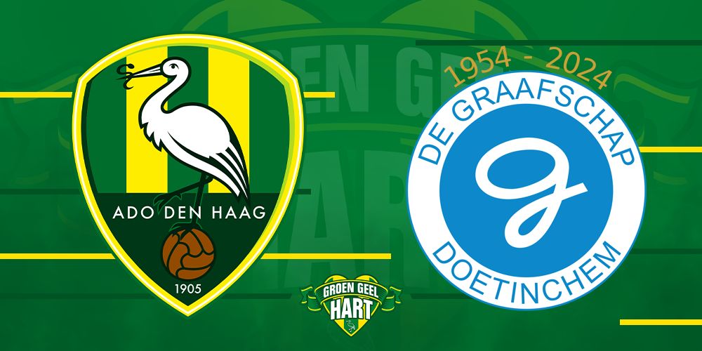 ADO komt met de schrik vrij tegen De Graafschap en bereikt halve finale play-offs