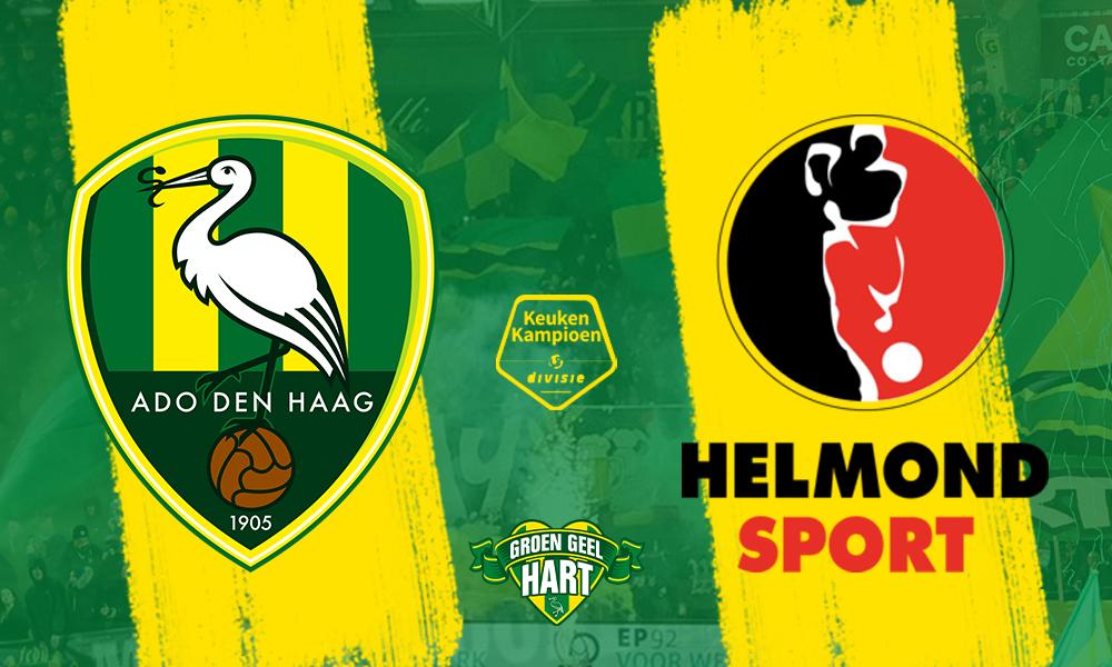 ADO wint met tien man ruim van Helmond Sport