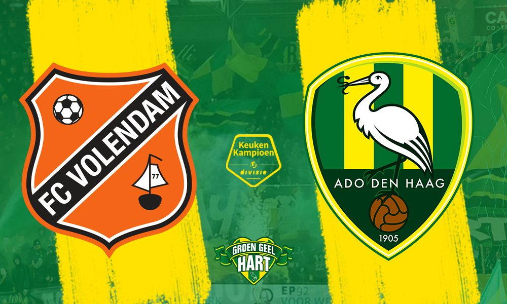 ADO naar derde plaats na winst op FC Volendam