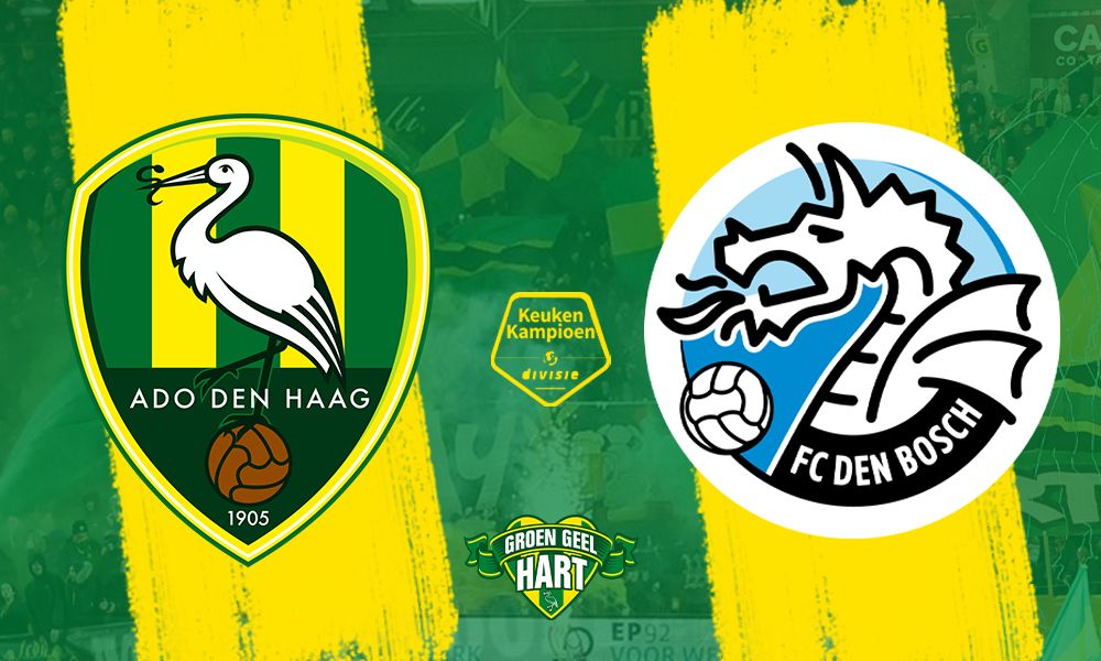 ADO plaatst zich voor play-offs na overwinning op FC Den Bosch