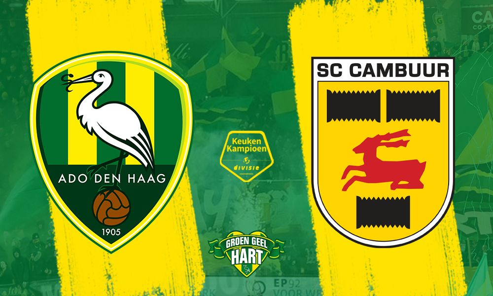 ADO naar vierde plek na knullige nederlaag tegen Cambuur